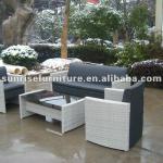 Comfortable aluminium Outdoor garden Rattan furniture-