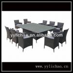 2013 New design Modern rattan wicker restaurant outdoor furniture-HY4002