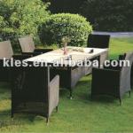 Popular outdoor furniture rattan table and chairs set-MY10SY18