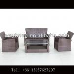 rattan/wicker KD sofa chair set-