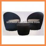 Stocklot 3pcs Rattan fauteuil and table set-01-T231