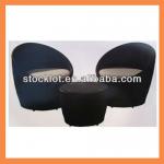 Stocklot 3pcs Rattan fauteuil and table set