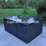 7 pcs 2013 New Style outdoor artificial rattan furniture