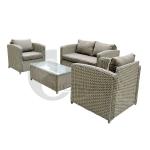 Stylish 4pcs Outdoor Rattan Furniture Conversation Set-HJGF063