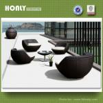 Outdoor patio poly rattan furniture designer-HLWCS214B