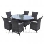 Oval 1.8M Outdoor Patio Dining Set