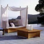 Dayly Bed Poly rattan Synthetic