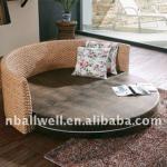 2012-AWRF6148- rattan sofa bed-PE rattan-waterproof-