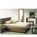 High quality new design rattan bedroom furniture