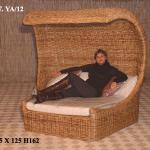 RATTAN BED