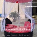 rattan bed-ZS-7334