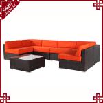 SD orange luxurious bedroom furniture-SDF1249