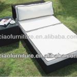 2012 popular wicker rattan furniture double bed-2903