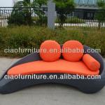 wicker outdoor furniture oval round beds