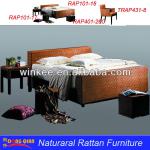2014 latest rattan bedroom furniture