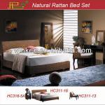 Rattan King size bed rooms