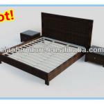 sunbed 4306 rattan square bed