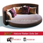 hotel room furniture rattan sofa bed