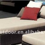 affordable high-level rattan bed