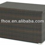 Rattan storage cabinet/wicker cushion cabinet/wicker storage cabinet