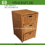 Fashionable and natural wicker basket drawers for clother