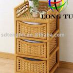 handmade paper straw drawer cabinet-LTG056