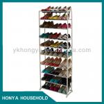 Hongya 10 tier plastic shoe rack
