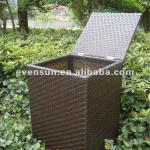 1pc cheap outdoor synthetic rattan cane storage cabinet
