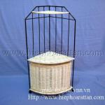 HH - Craft rattan Corner Cabinet - Home decoration