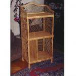 Wicker bookcase