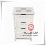 Delicate four single row with baskets drawer storage cabinet-RWCC---081