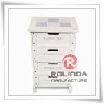 Delicate four single row with baskets drawer storage cabinet