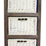 Delicate three layer storage cabinet