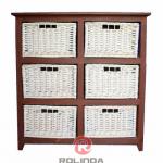 High quality white storage basket storage cabinet-Rwcab--0129L
