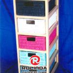 Exquisite colored storage basket storage cabinet-RWCC---082