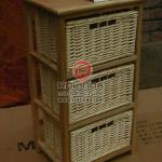 Simple painting basket drawer storage cabinet