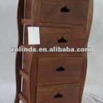 high-grade vintage wicker drawer cabinet