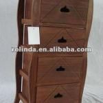 high-grade vintage wicker drawer cabinet-Rs-683