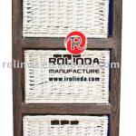 Wood Frame Willow drawer Chest-RWCC---024