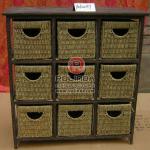 Practical three rows of belt basket drawer storage cabinet