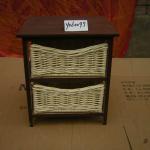 Practical two case with baskets drawer storage cabinet