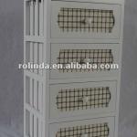 wood 4 Drawers storage cabient chest-Rs-740