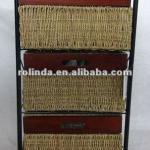 Wood Frame Willow drawer Chest