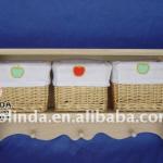 White Wooden Chest with Willow Drawers-RHL-002DC