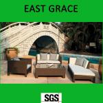 PE SGS Outdoor rattan furniture of PE outdoor rattan garden sofa