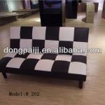 Modern Multi-functional leather sofa cum bed ( #202)