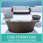 New design rattan furniture sofa (DH-9607)-DH-9607