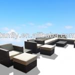 Sunbrella Rattan Wholesale Patio Furniture TF-9017 all weather rattan patio furniture