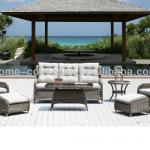 Tulip Round Wicker Sofa-10008