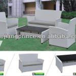 outdoor steel white rattan furniture-X046